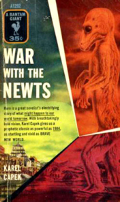 War With The Newts book cover