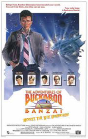 The Adventures Of Buckaroo Banzai Across The Eighth Dimension movie poster