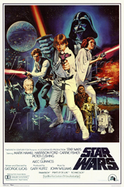 Star Wars IV: A New Hope movie poster