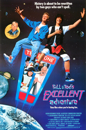 Bill & Ted's Excellent Adventure movie poster