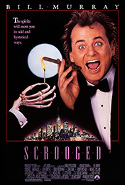 Scrooged movie poster