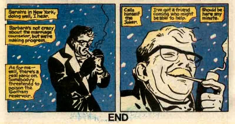 Last two panels from 'Batman: Year One' by Frank Miller