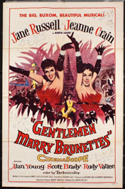 Gentlemen Marry Brunettes movie poster