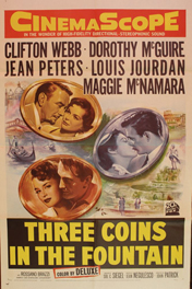 Three Coins In The Fountain movie poster