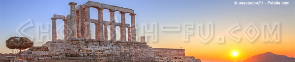 Final header image of Poseidon Temple, after lake has been cloned out with Photoshop